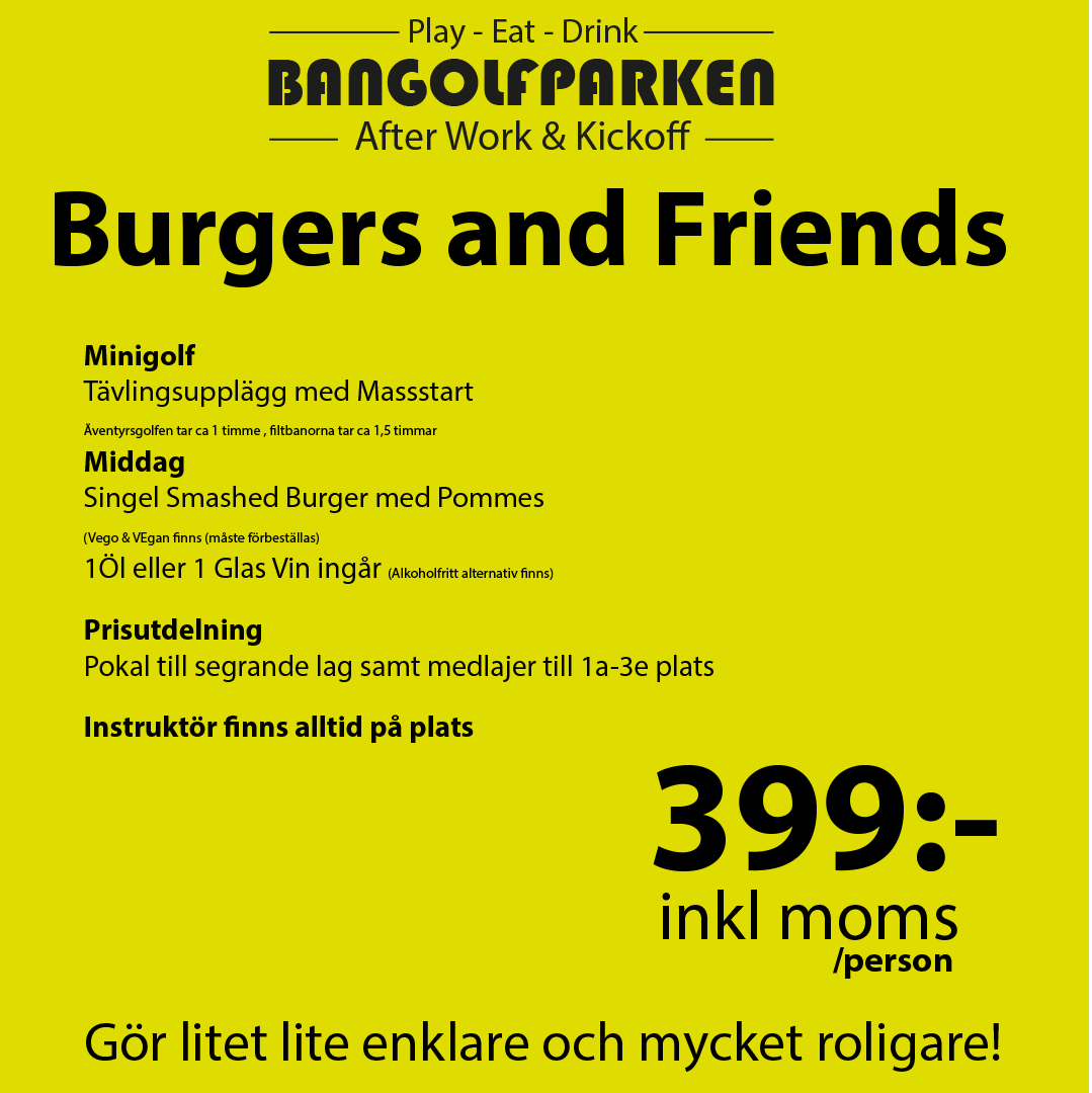 PLAYEATDRINK BANGOLFPARKEN